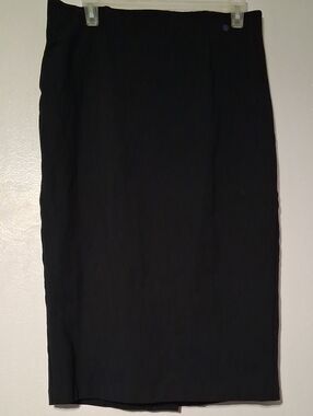 Classic Black Stretchy Pencil Skirt - Women's Professional Skirt